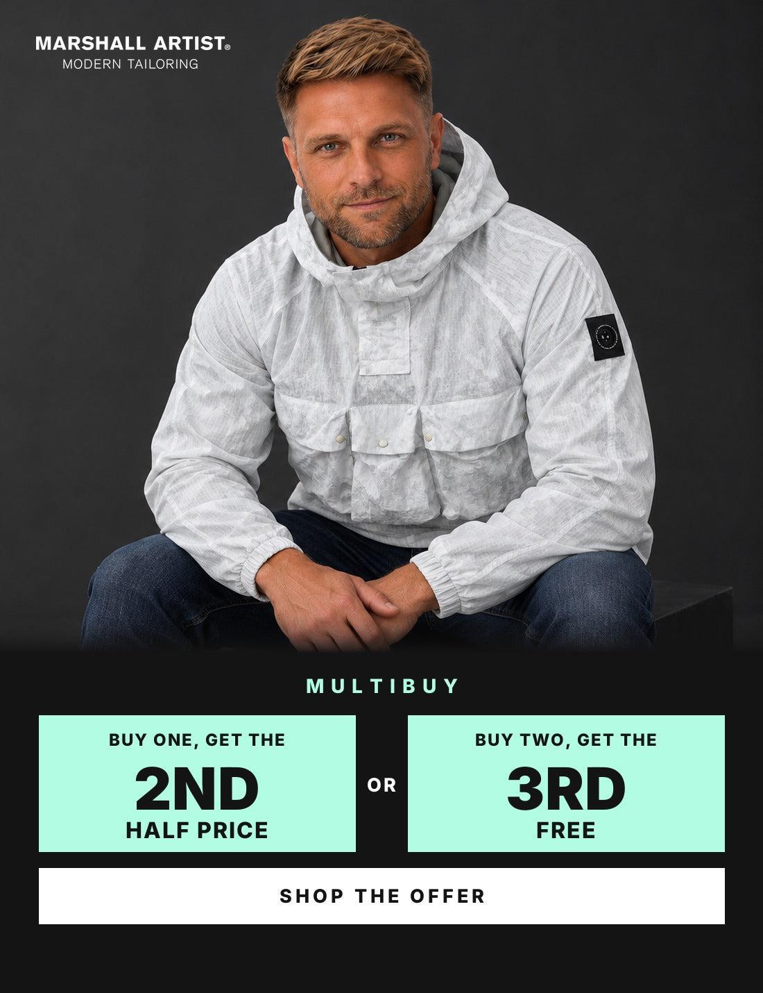 Marshall Artist multibuy: buy one, get the 2nd half price, or buy two, get the 3rd free