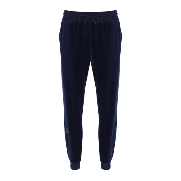 Sergio Tacchini Court Velour Track Pant Joggers Maritime Blue/Gardenia