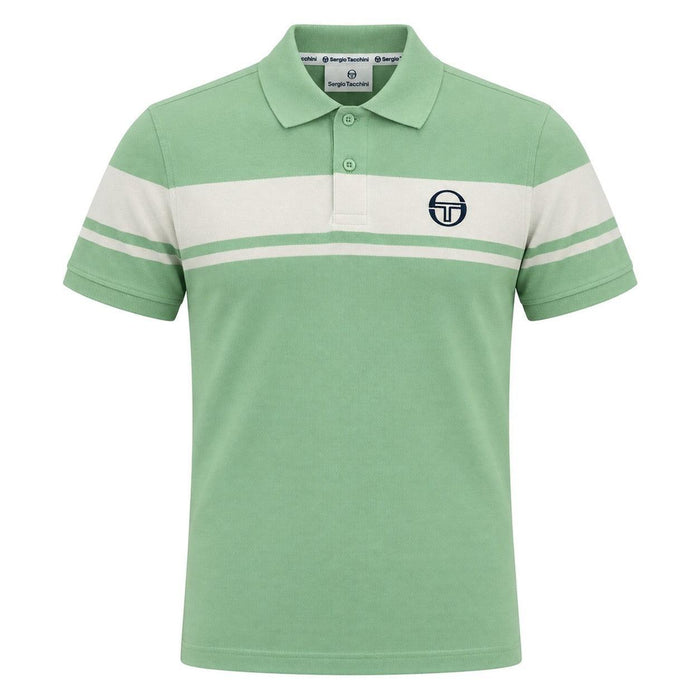 Sergio Tacchini Young Line Polo Shirt Quiet Green/Gardenia