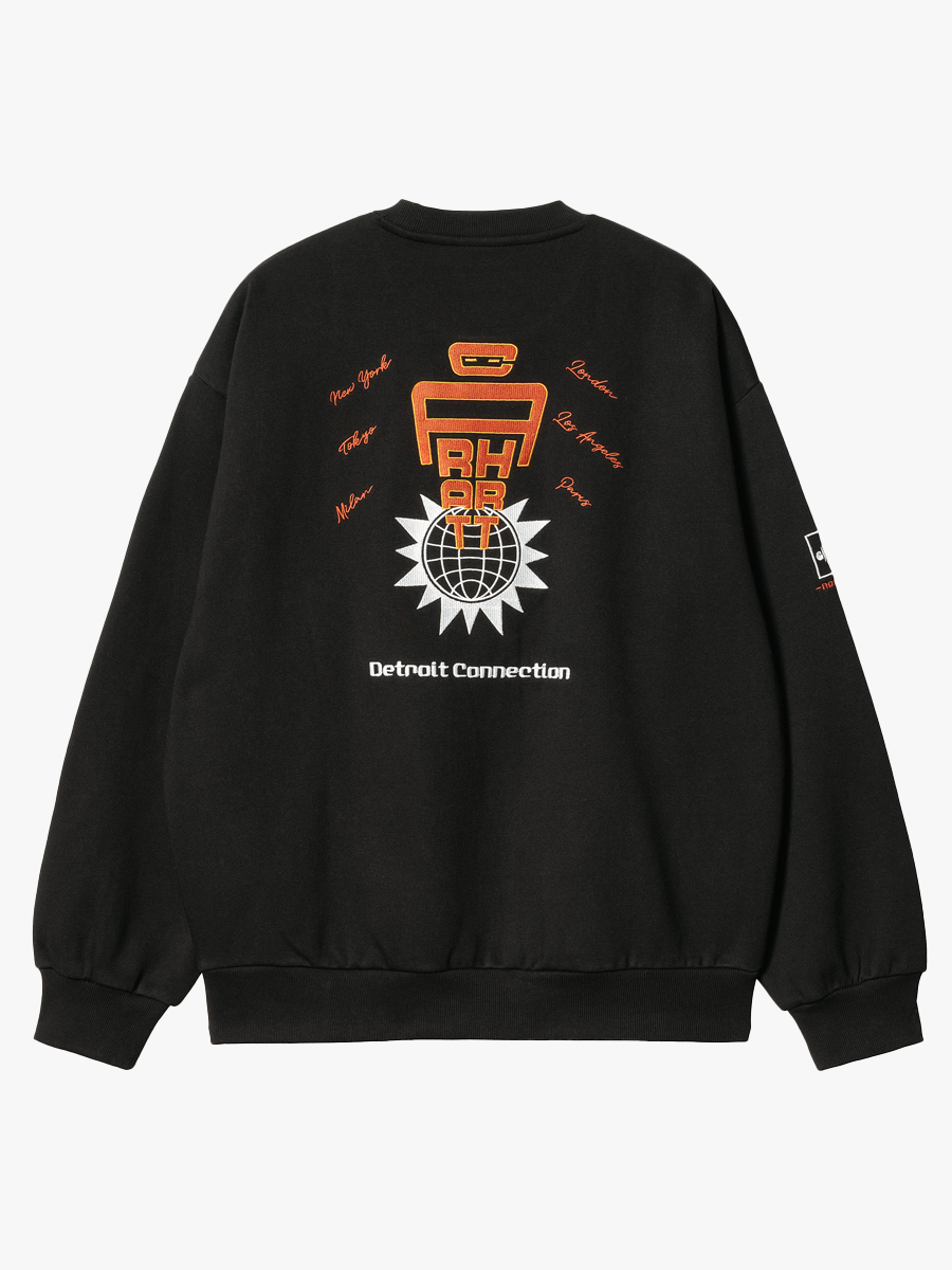 Carhartt WIP Connect Sweatshirt - Black | Spiralseven