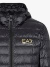 EA7 Emporio Armani Woven Down Jacket - Black/Gold