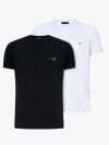 Emporio Armani Lounge 2 Pack Endurance T-Shirt - Black/White