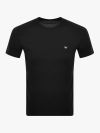 Emporio Armani Lounge 2 Pack Crew Neck T-Shirts - Black/White
