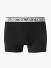 Emporio Armani 2 Pack Endurance Mid Waist Boxer - Black/Arctic