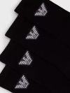 Emporio Armani Calza 2 Pack Knitted Socks - Black