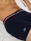 Lacoste 3 Pack Iconic Trunks - Navy/Grey/Red