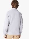 Lacoste Zip Stand-Up Collar Sweatshirt - Grey Chine 