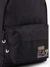 EA7 Emporio Armani Recycled Fabric Train Core Backpack - Black/Gold