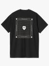  Carhartt WIP Heart Bandana T-Shirt - Black/White