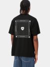  Carhartt WIP Heart Bandana T-Shirt - Black/White