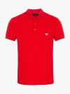 Emporio Armani Beach Jersey Polo Shirt - Ruby Red