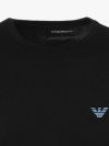 Emporio Armani Lounge Crew Neck T-Shirt - Black/Blue