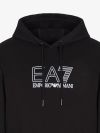 EA7 Emporio Armani Sporty Fundamental Hoodie - Black 