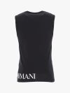 Emporio Armani Lounge Sleeveless T-Shirt - Black