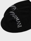 Emporio Armani 3 Pack Invisible Socks - Black