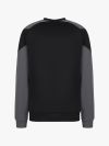 EA7 Emporio Armani Athletic Colour Block Sweatshirt - Black