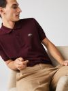 Lacoste Marl Classic Fit Polo Shirt - Bordeaux 