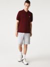 Lacoste Marl Classic Fit Polo Shirt - Bordeaux 