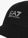EA7 Emporio Armani Baseball Tennis Cap - Black 