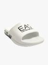 EA7 Emporio Armani Sea World Chunky Sole Slides - White/Black
