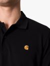 Carhartt WIP Chase Pique Polo Shirt - Black