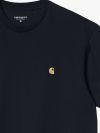 Carhartt WIP S/S Chase T-Shirt - Dark Navy/Gold 