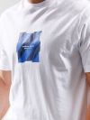 Marshall Artist Chevron T-Shirt - White/Blue