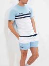 Ellesse Cielo Contrast Colour Block Swim Shorts - Navy/Light Blue/White