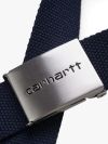 Carhartt WIP Clip Belt Chrome - Dark Navy 