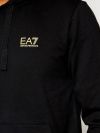 EA7 Emporio Armani Core Identity Hooded Sweatshirt - Black/Gold