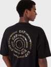 EA7 Emporio Armani Logo Series Printed T-Shirt - Black/Gold