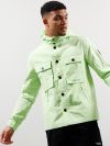 Marshall Artist Cotton Ripstop Hooded Overshirt - Spirit Green