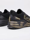 EA7 Emporio Armani Crusher Knit Trainers - Black/Gold