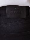 Belvotti Milano Distress Slim Denim Jeans - Black Wash