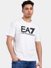 EA7 Emporio Armani Embroidered Logo Series T-Shirt - White