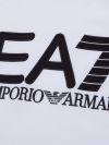 EA7 Emporio Armani Embroidered Logo Series T-Shirt - White