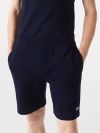 Lacoste Organic Fleece Shorts - Navy Blue