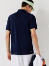 Lacoste Sport Breathable Run Resistant Interlock Polo Shirt - Navy Blue