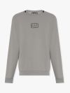 EA7 Emporio Armani Core Identity Cotton Blend Sweatshirt - Gray Flannel