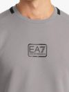 EA7 Emporio Armani Core Identity Cotton Blend Sweatshirt - Gray Flannel