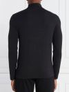 Emporio Armani Lounge Turtle High Neck Sweater - Black Marl
