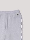Lacoste Branded Bands Skinny Fleece Joggers - Grey Chine 