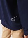 Lacoste Classic Fit Solid Hooded Sweatshirt - Navy Blue