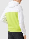 Lacoste Colour Block Hooded Sweatshirt - White/Lima