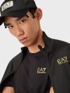 EA7 Emporio Armani Core Identity Gold Logo T-Shirt - Black
