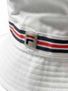 Fila Jojo Heritage Stripe Bucket Hat - White