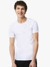 Lacoste Crew Neck Cotton T-Shirt 3-Pack - White/Grey/Black