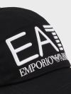 EA7 Emporio Armani Oversized Logo Series Baseball Cap - Black/White