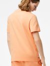 Lacoste Large Crocodile Print Logo T-Shirt - Light Orange