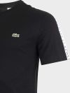Lacoste Lettered Band T-Shirt - Black